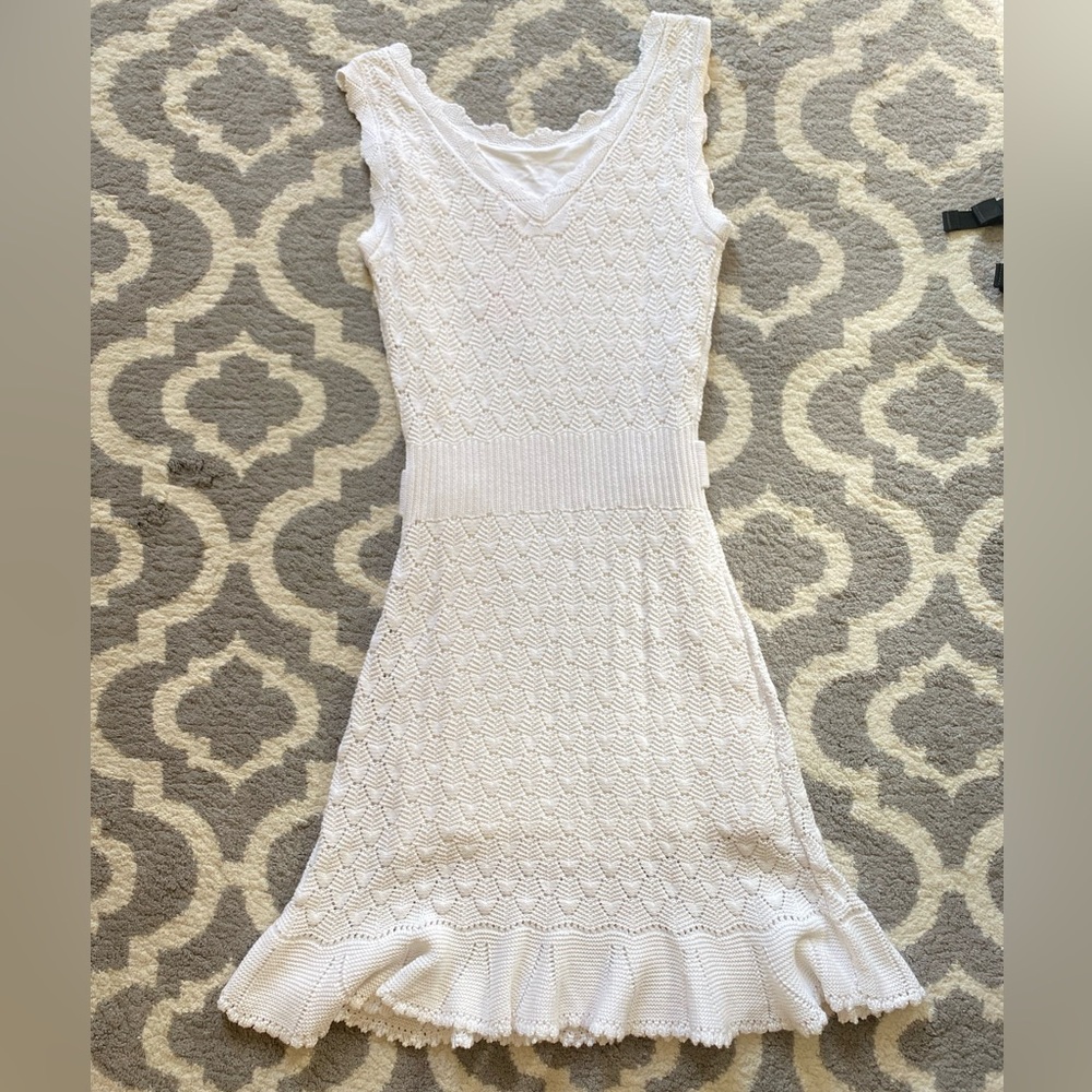 Lilly Pulitzer White Knit Coquette Dress - Picture 2 of 5